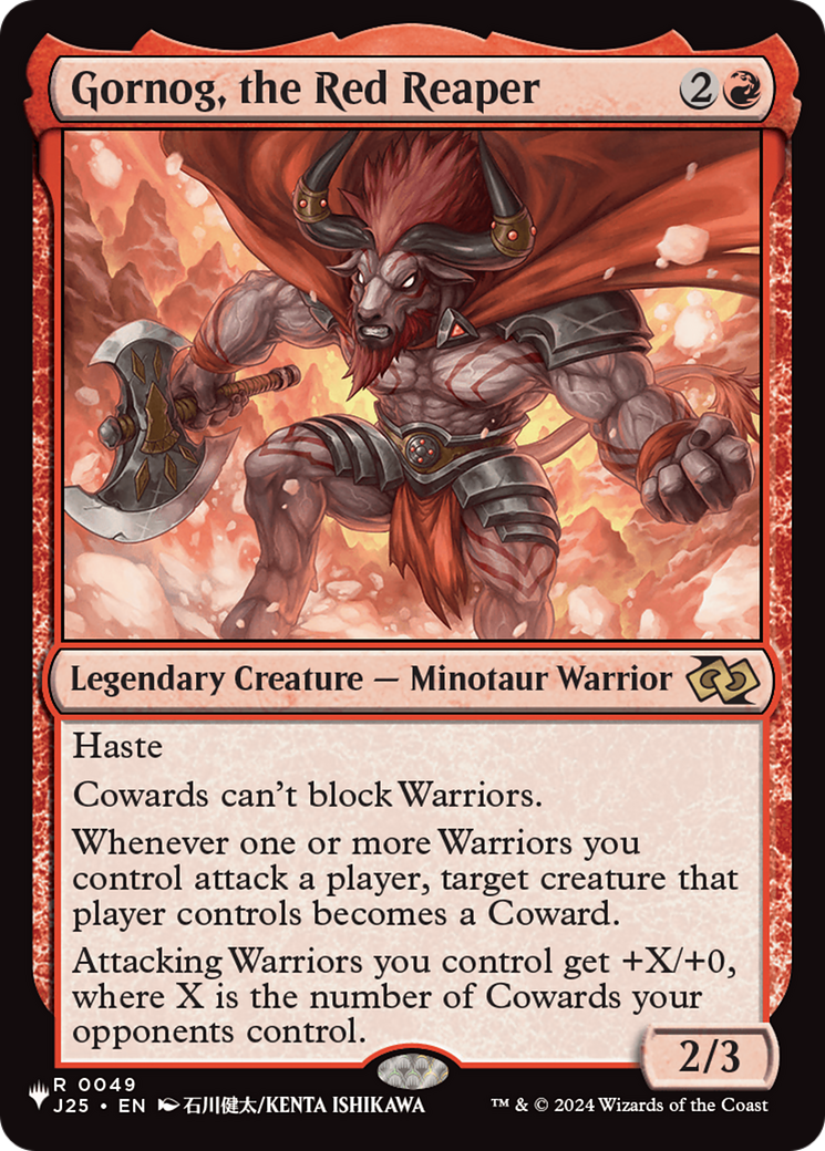 Gornog, the Red Reaper (J25-49) (PLST)