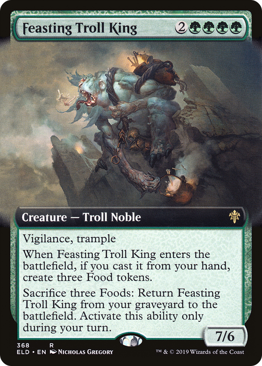 Feasting Troll King (368) (Extended Art)