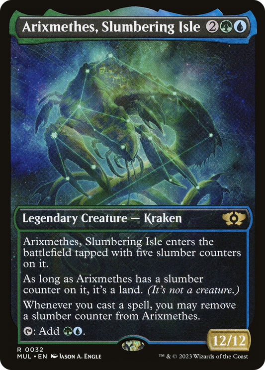 Arixmethes, Slumbering Isle (0032) (Showcase) - Foil