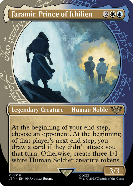 Faramir, Prince of Ithilien (0319) (Borderless) (Showcase) - Foil