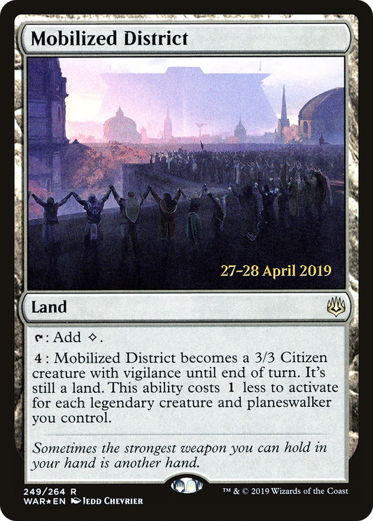 Mobilized District (249) (Prerelease) - Foil