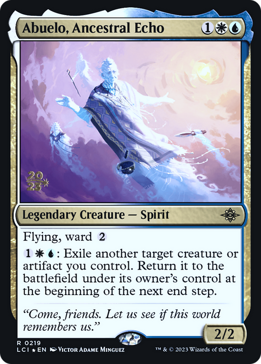 Abuelo, Ancestral Echo (0219) (Prerelease) - Foil