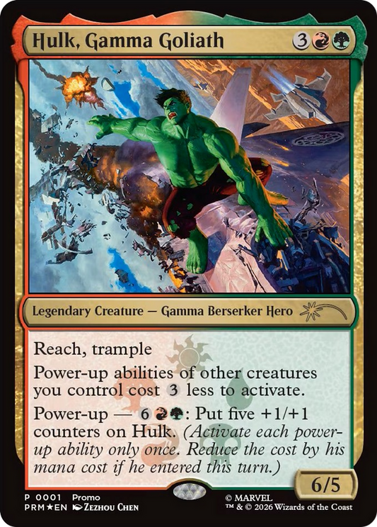 Hulk, Gamma Goliath (0001) (Promo) (PMEI) - Foil