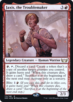 Jaxis, the Troublemaker (112) (Prerelease) (PSNC) - Foil