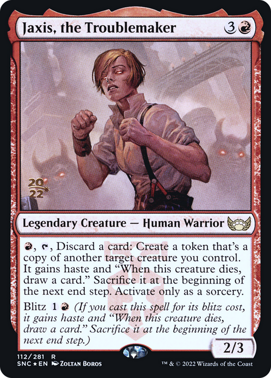 Jaxis, the Troublemaker (112) (Prerelease) (PSNC) - Foil