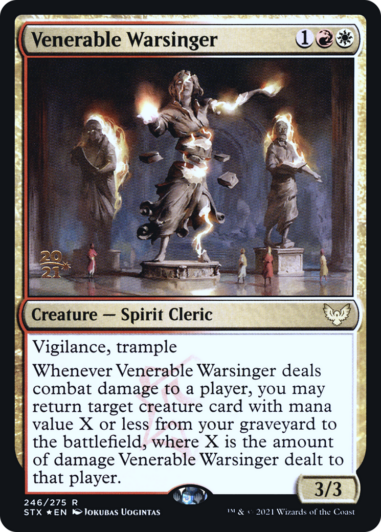 Venerable Warsinger (246) (Prerelease) - Foil