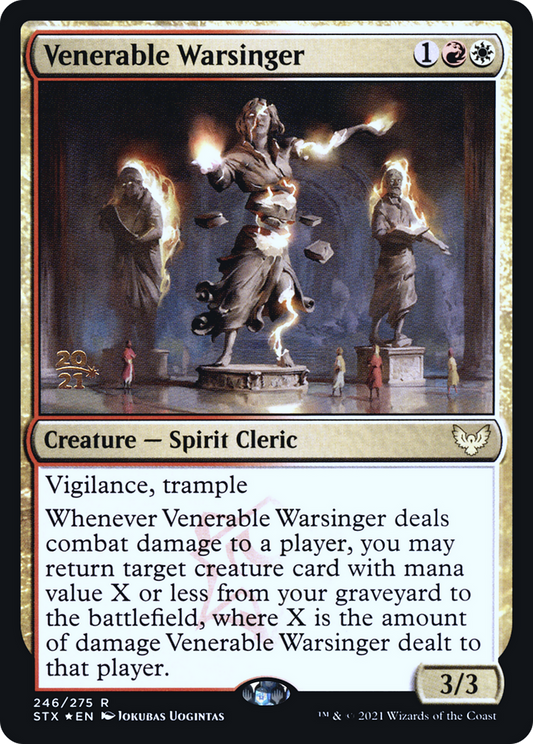 Venerable Warsinger (246) (Prerelease) - Foil