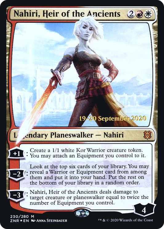 Nahiri, Heir of the Ancients (230) (Prerelease) - Foil