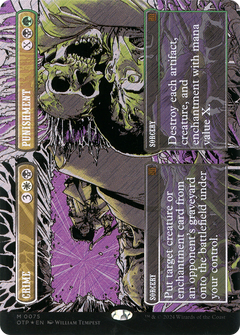 Crime // Punishment (0075) (Borderless) - Textured Foil