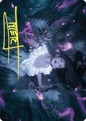Neva, Stalked by Nightmares (30/81) Art Card (AWOE) - Gold-Stamped Signature