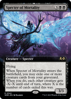 Specter of Mortality (0342) (Extended Art) - Foil