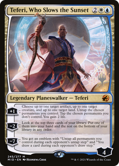 Teferi, Who Slows the Sunset (245) (Promo Pack) - Foil