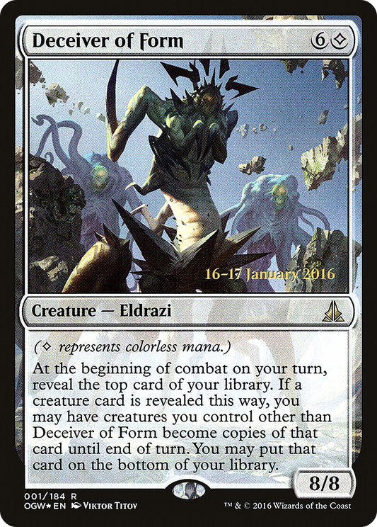 Deceiver of Form (001) (Prerelease) - Foil