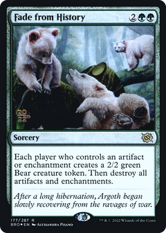 Fade from History (177) (Prerelease) - Foil