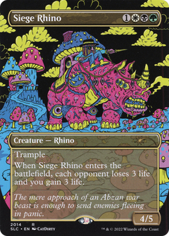 Siege Rhino (2014) (Borderless) - Foil
