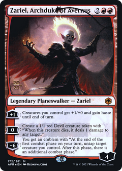 Zariel, Archduke of Avernus (172) (Prerelease) - Foil