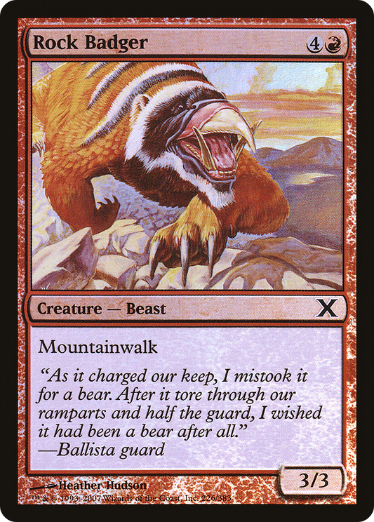 Rock Badger - Foil