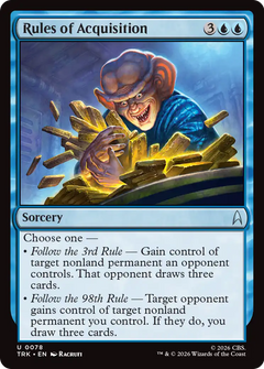 Rules of Acquisition (TRK) - Foil