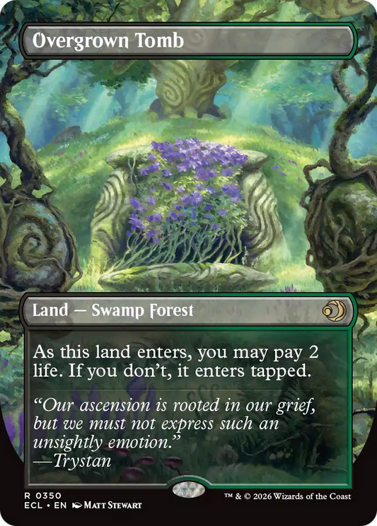 Overgrown Tomb (0350) (Borderless) - Foil ecl