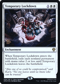 Temporary Lockdown (036) (Prerelease) - Foil