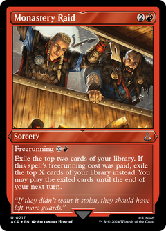 Monastery Raid (0217) - Foil Etched