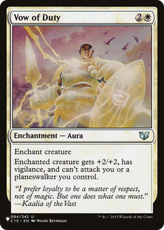 Vow of Duty (C15-84) (PLST)