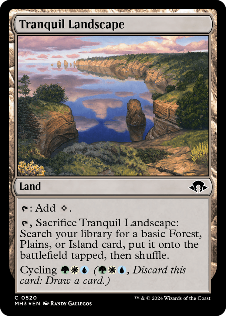 Tranquil Landscape (0520) - Ripple Foil