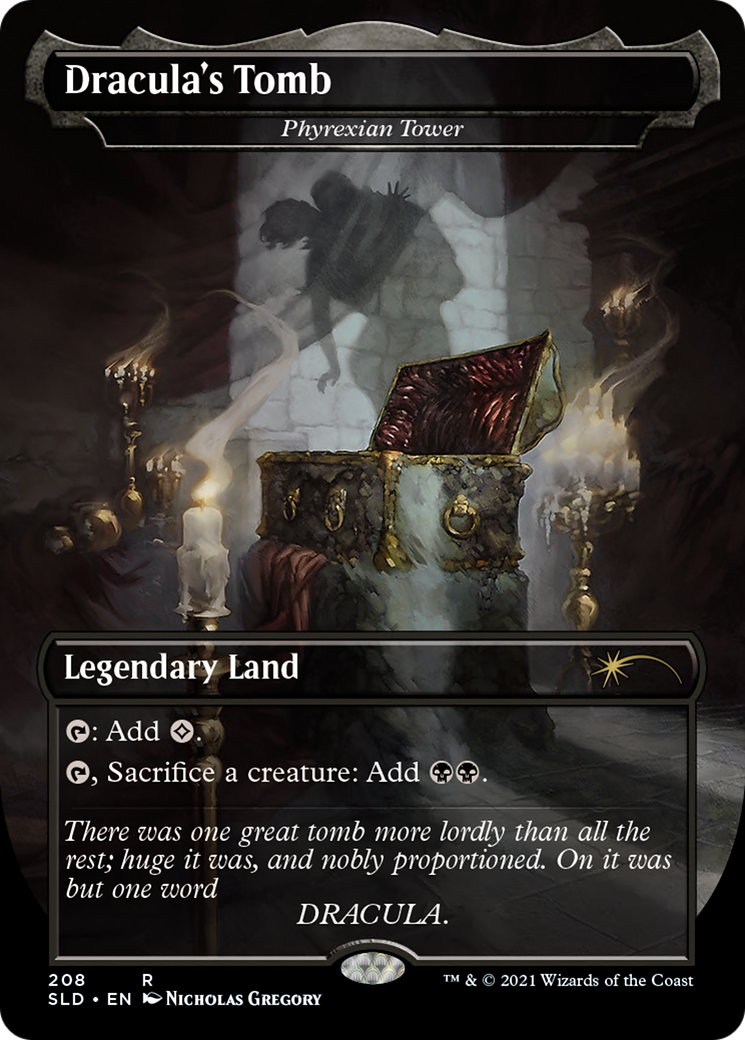 Dracula's Tomb [Phyrexian Tower] (208) (Borderless)