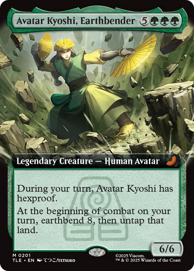 Avatar Kyoshi, Earthbender (0201) (Extended Art) - Foil tle