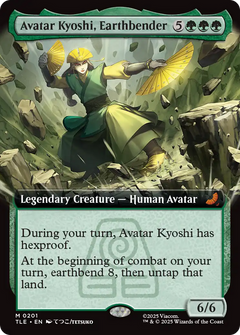 Avatar Kyoshi, Earthbender (0201) (Extended Art) - Foil tle
