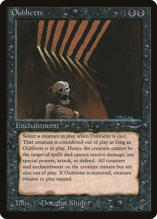 Oubliette (Dark Mana Symbol)