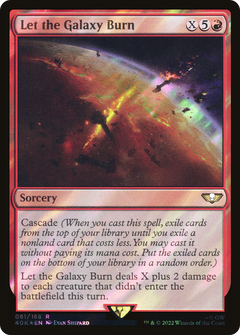 Let the Galaxy Burn - Surge Foil
