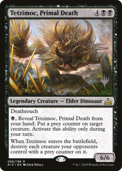 Tetzimoc, Primal Death (086) (Promo Pack)