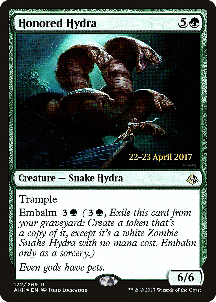 Honored Hydra (172) (Prerelease) - Foil