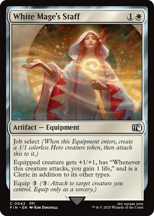 White Mage's Staff - Foil
