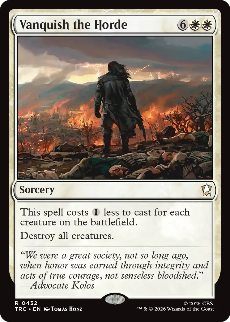 Vanquish the Horde (0432) (TRC) - Surge Foil