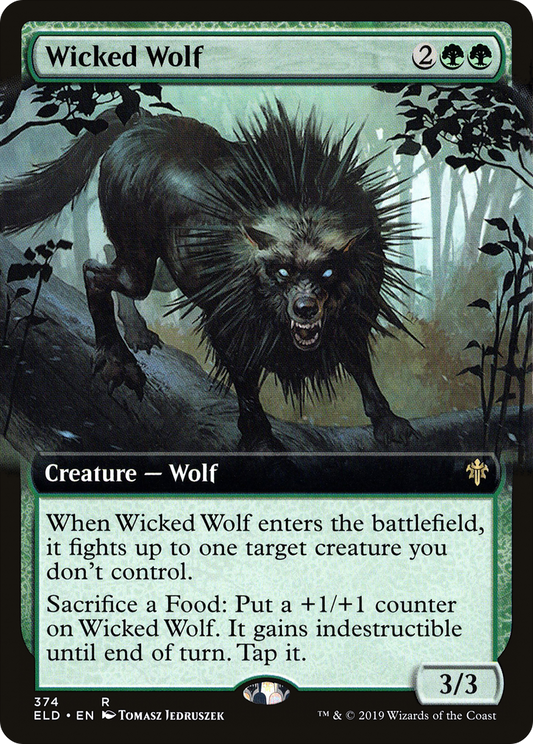 Wicked Wolf (374) (Extended Art) - Foil