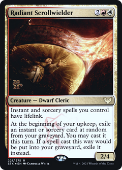 Radiant Scrollwielder (221) (Prerelease) - Foil