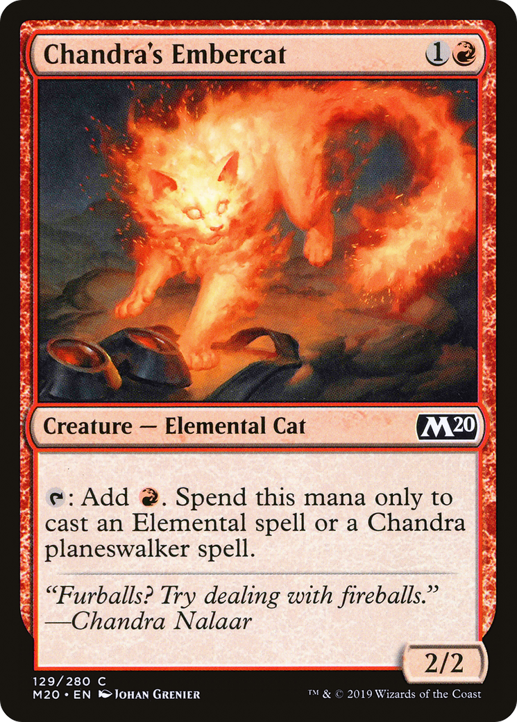 Chandra's Embercat - Foil
