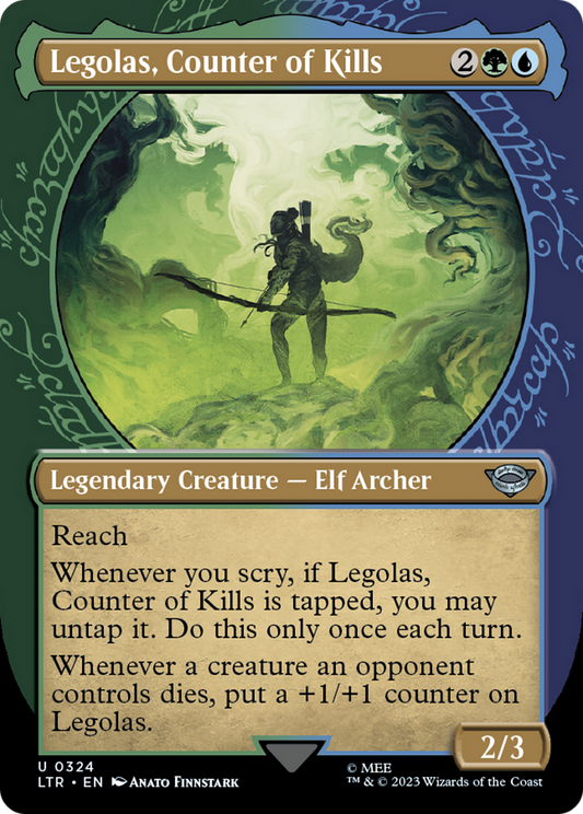 Legolas, Counter of Kills (0324) (Borderless) (Showcase)