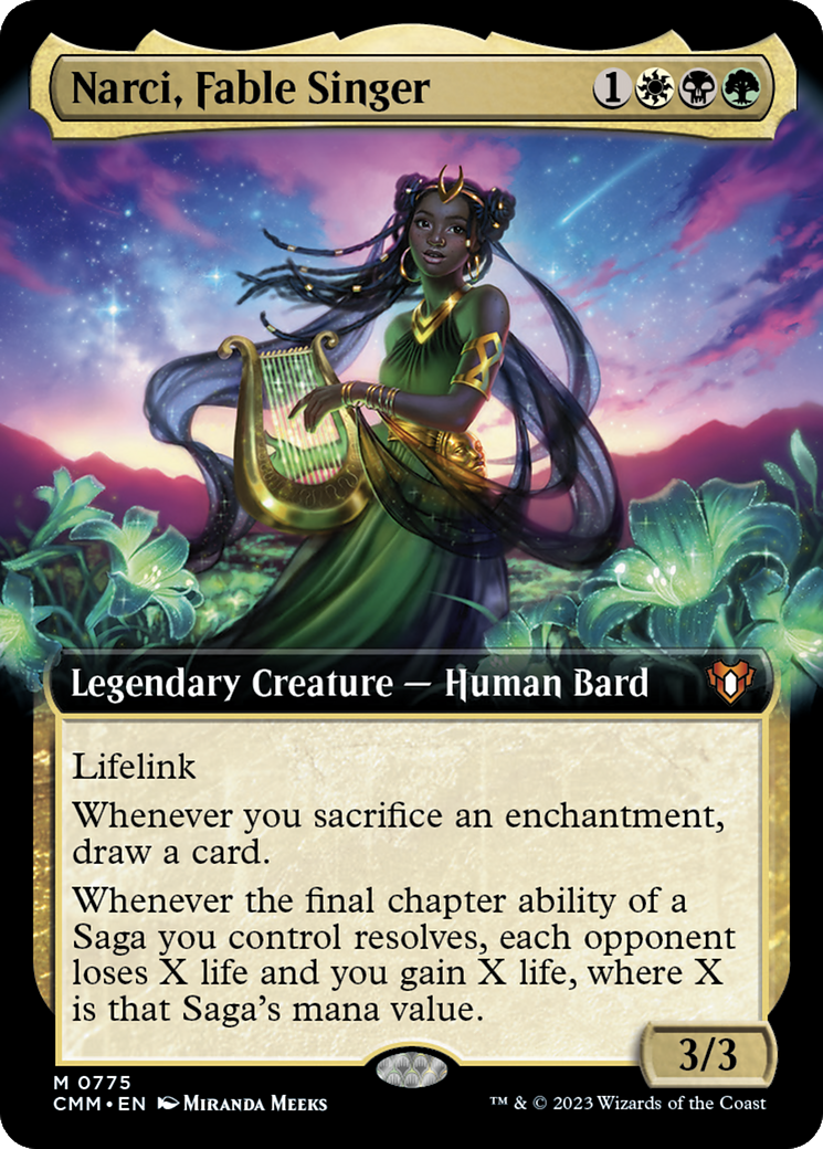 Narci, Fable Singer (0775) (Extended Art) - Foil