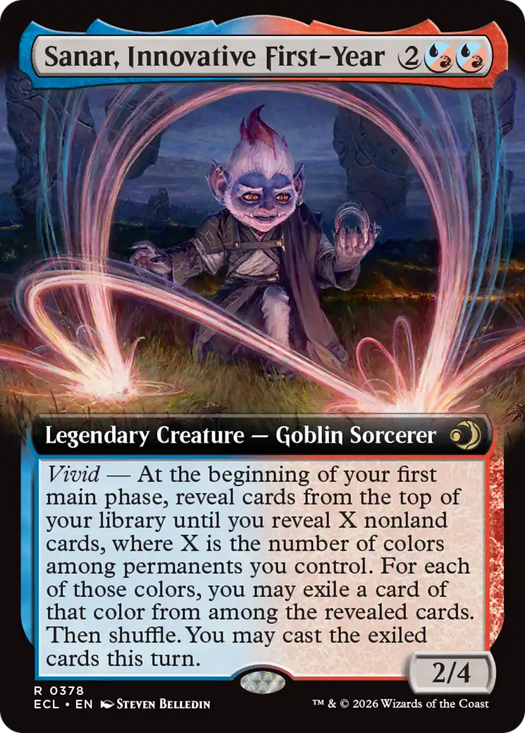 Sanar, Innovative First-Year (0378) (Extended Art) (ECL) - Foil