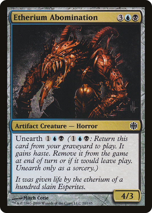 Etherium Abomination - Foil