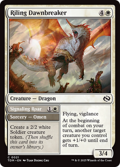 Riling Dawnbreaker // Signaling Roar - Foil