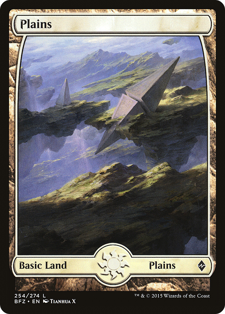 Plains (254) (Full Art) - Foil