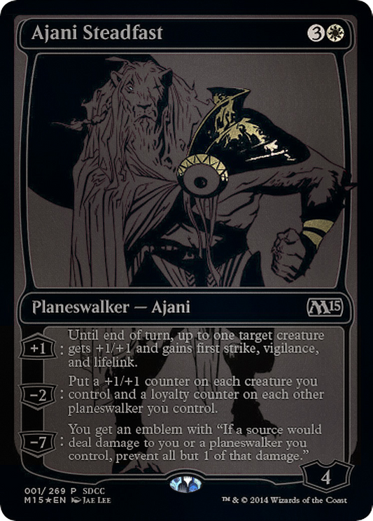 Ajani Steadfast (001) (2014) (SDCC) - Foil
