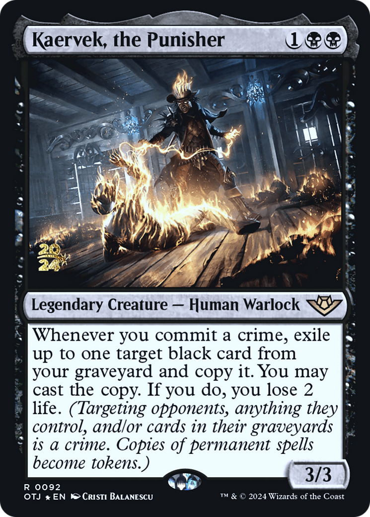 Kaervek, the Punisher (0092) (Prerelease) - Foil