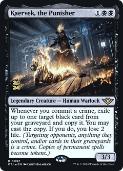 Kaervek, the Punisher (0092) (Prerelease) - Foil