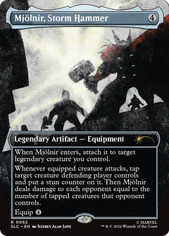 Mjölnir, Storm Hammer (0062) (Borderless) (SLC) - Foil