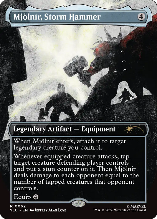 Mjölnir, Storm Hammer (0062) (Borderless) (SLC)